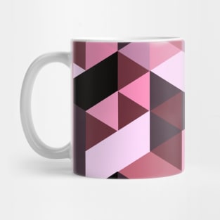 Deconstructed Geometric in Pinks and Browns Mug